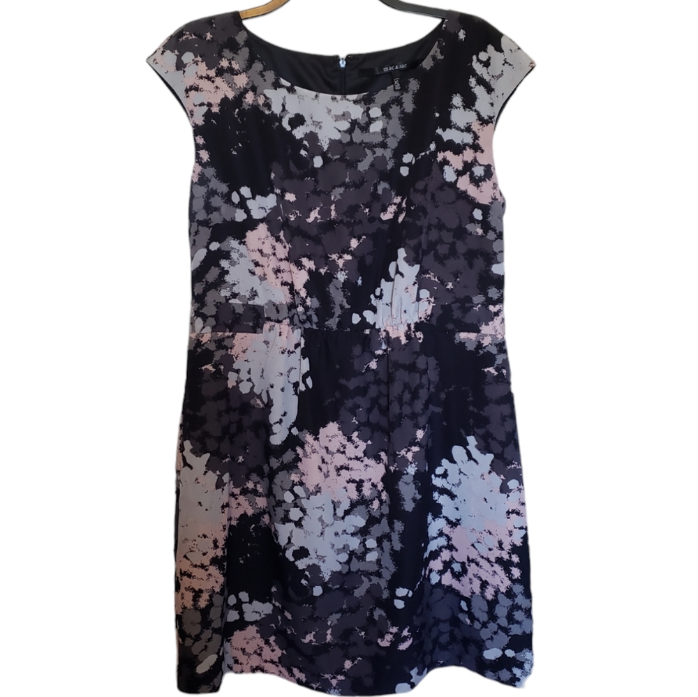 Mac & Jac Abstract Print Sleeveless Dress Size XL